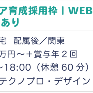 全国 Itエンジニア育成採用枠 Webアプリスキル取得 簡単なjavaテストあり ｃａｒｅｅｅ キャリー